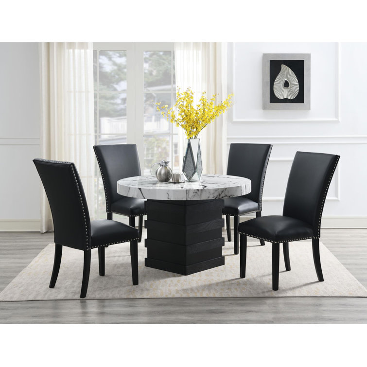 Orren Ellis Yorktown 5 Piece Dining Set Wayfair